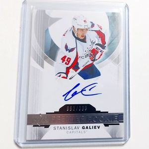 Stanislav Galiev Autographed Upper Deck Premier Rookie Card Capitals 062/399
